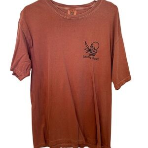 Comfort Colors Men's Rust Tee with Nature Design